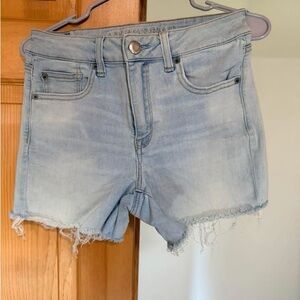 American Eagle Outfitters Light Wash Jean Shorts